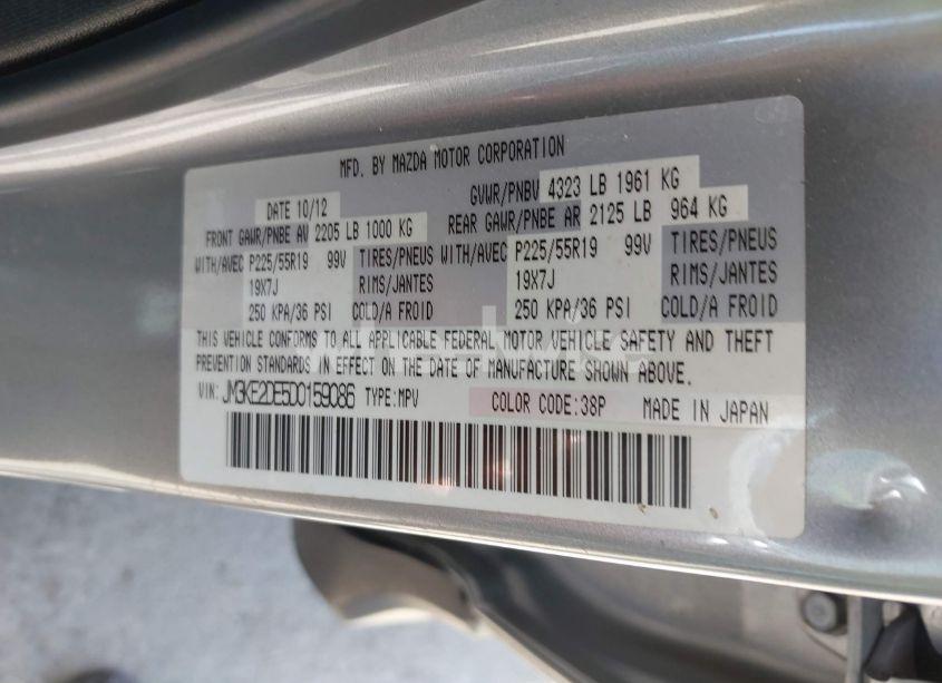 Photo 9 of 2013 Mazda Cx-5 GRAND TOURING (VIN JM3KE2DE5D0159086)