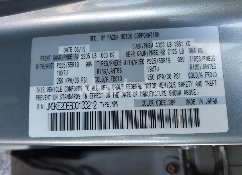 Photo 9 of 2013 Mazda Cx-5 GRAND TOURING (VIN JM3KE2DE8D0133212)