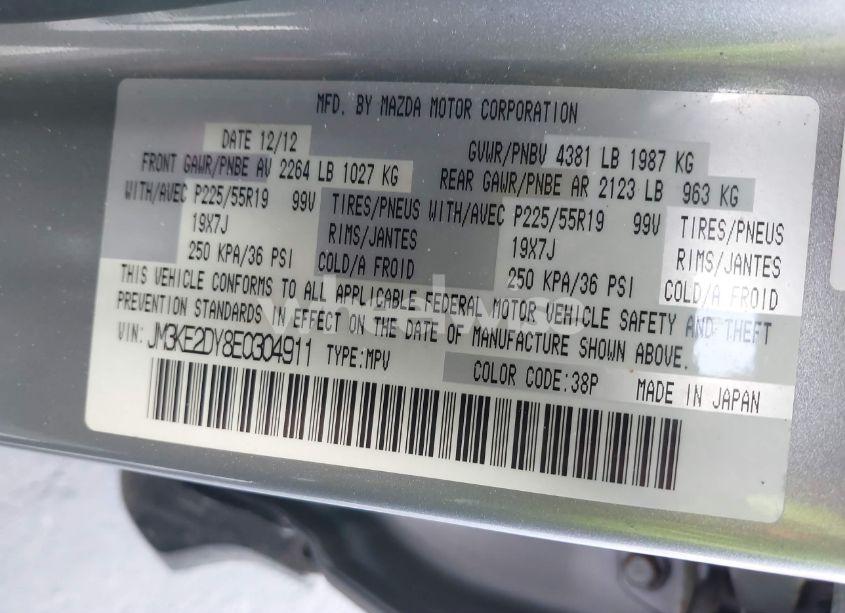 Photo 9 of 2014 Mazda Cx-5 GRAND TOURING (VIN JM3KE2DY8E0304911)