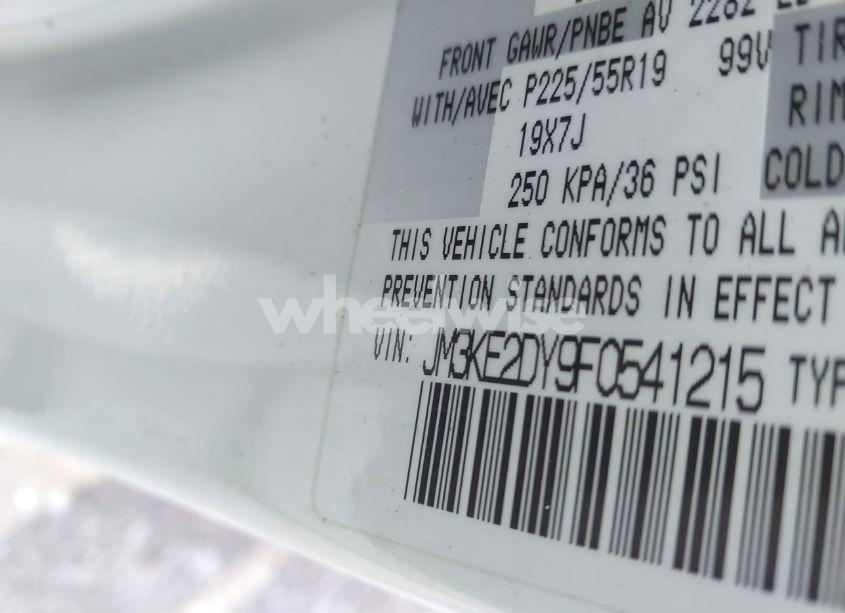 Photo 9 of 2015 Mazda Cx-5 GRAND TOURING (VIN JM3KE2DY9F0541215)