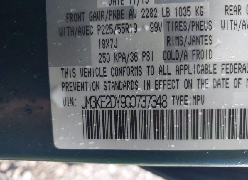 Photo 9 of 2016 Mazda Cx-5 GRAND TOURING (VIN JM3KE2DY9G0737348)