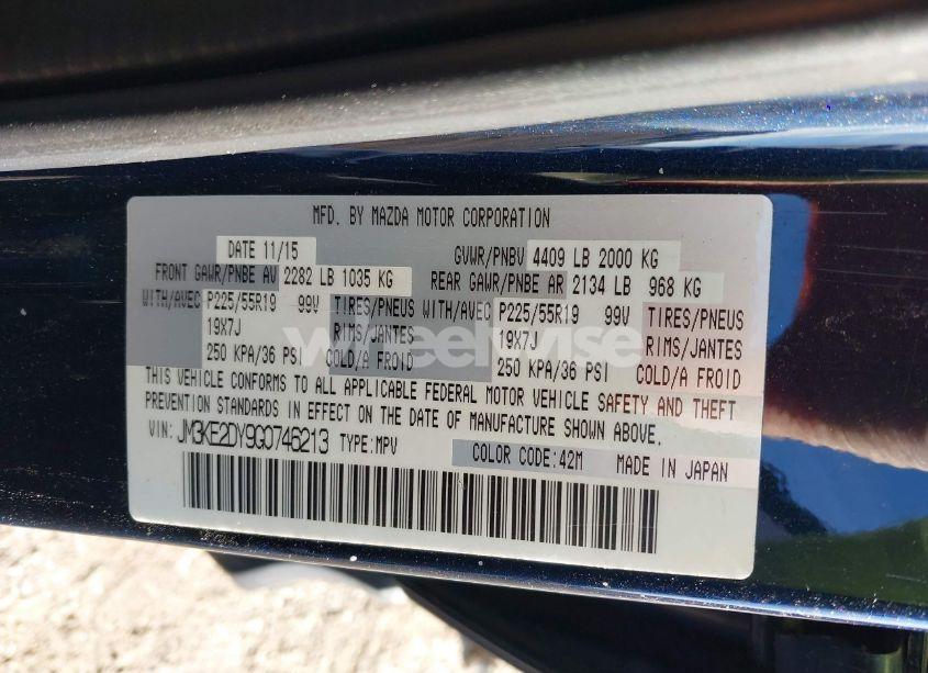 Photo 9 of 2016 Mazda Cx-5 GRAND TOURING (VIN JM3KE2DY9G0746213)