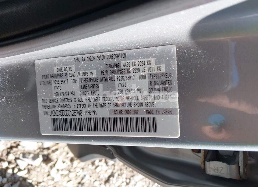 Photo 9 of 2013 Mazda Cx-5 SPORT (VIN JM3KE4BE0D0125748)