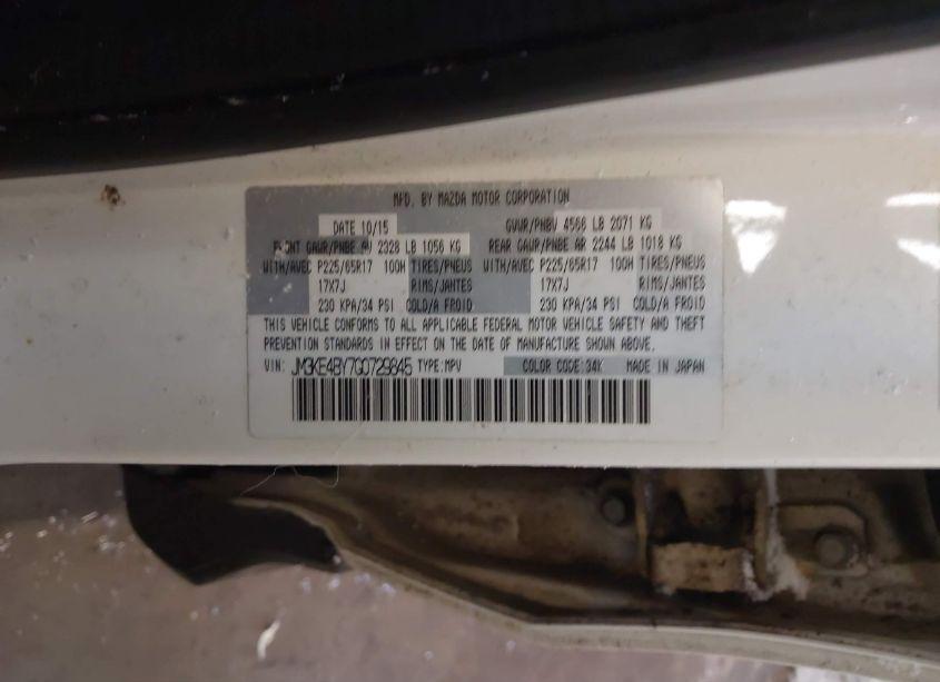 Photo 9 of 2016 Mazda Cx-5 SPORT (VIN JM3KE4BY7G0729845)