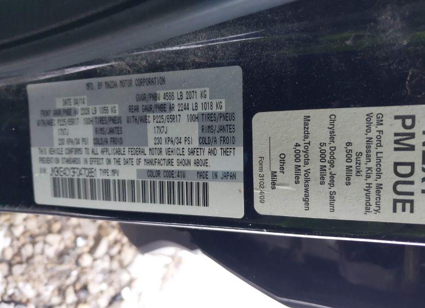 Photo 9 of 2015 Mazda Cx-5 TOURING (VIN JM3KE4CY3F0470851)