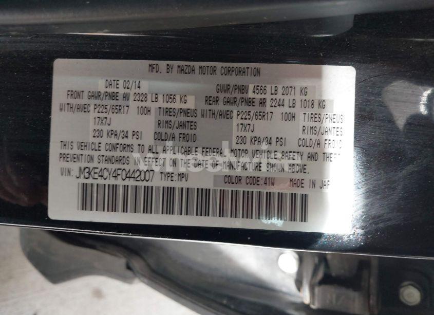 Photo 9 of 2015 Mazda Cx-5 TOURING (VIN JM3KE4CY4F0442007)