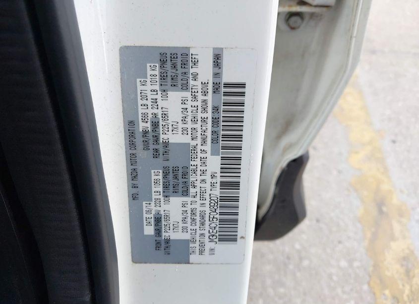 Photo 9 of 2015 Mazda Cx-5 TOURING (VIN JM3KE4CY5F0489207)