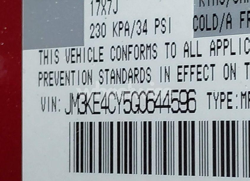 Photo 9 of 2016 Mazda Cx-5 TOURING (VIN JM3KE4CY5G0644596)