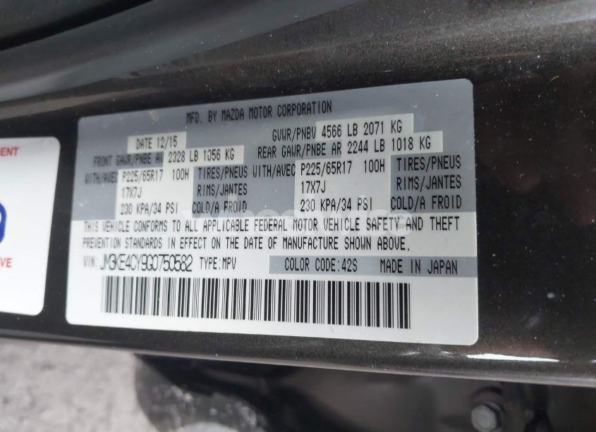 Photo 9 of 2016 Mazda Cx-5 TOURING (VIN JM3KE4CY9G0750582)