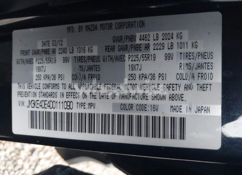 Photo 9 of 2013 Mazda Cx-5 GRAND TOURING (VIN JM3KE4DE4D0111090)