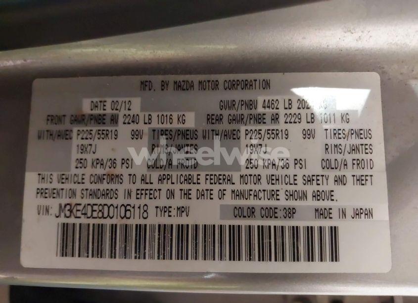 Photo 9 of 2013 Mazda Cx-5 GRAND TOURING (VIN JM3KE4DE8D0106118)