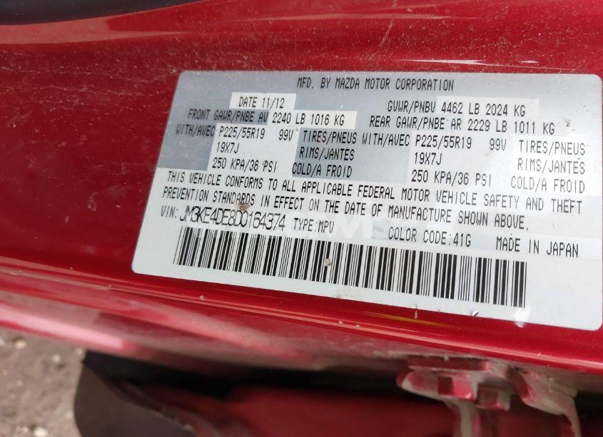 Photo 9 of 2013 Mazda Cx-5 GRAND TOURING (VIN JM3KE4DE8D0164374)