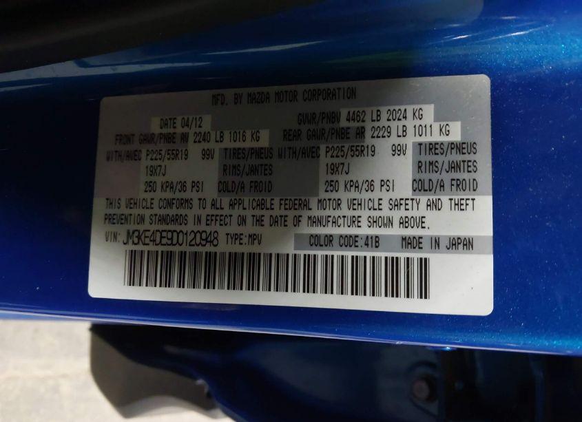 Photo 9 of 2013 Mazda Cx-5 GRAND TOURING (VIN JM3KE4DE9D0120948)