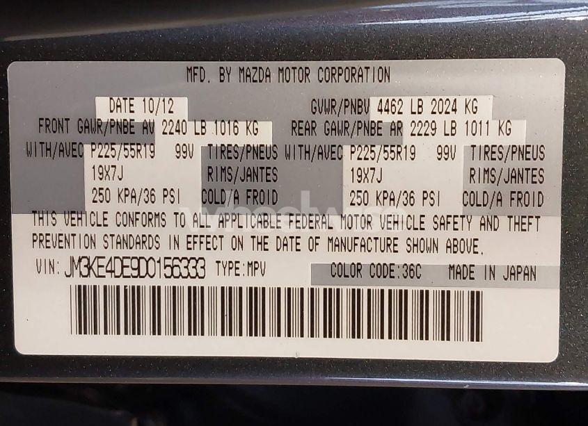 Photo 9 of 2013 Mazda Cx-5 GRAND TOURING (VIN JM3KE4DE9D0156333)