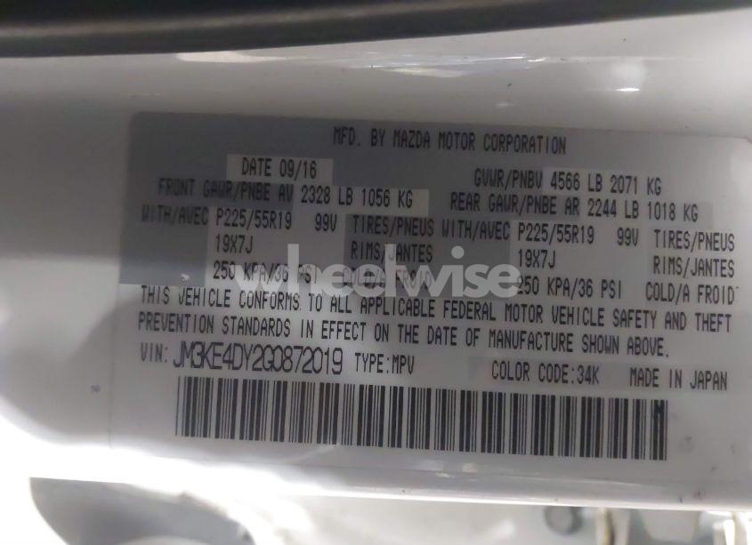 Photo 9 of 2016 Mazda Cx-5 GRAND TOURING (VIN JM3KE4DY2G0872019)