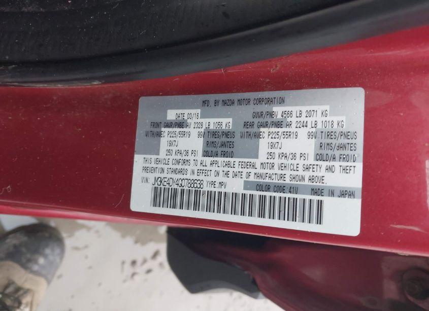 Photo 9 of 2016 Mazda Cx-5 GRAND TOURING (VIN JM3KE4DY4G0788638)