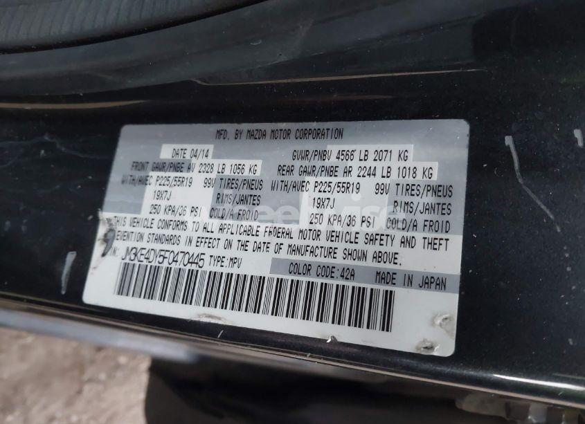 Photo 9 of 2015 Mazda Cx-5 GRAND TOURING (VIN JM3KE4DY5F0470445)