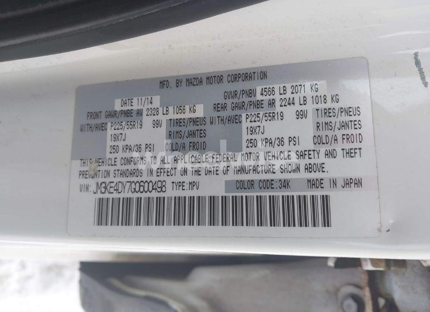 Photo 9 of 2016 Mazda Cx-5 GRAND TOURING (VIN JM3KE4DY7G0600498)