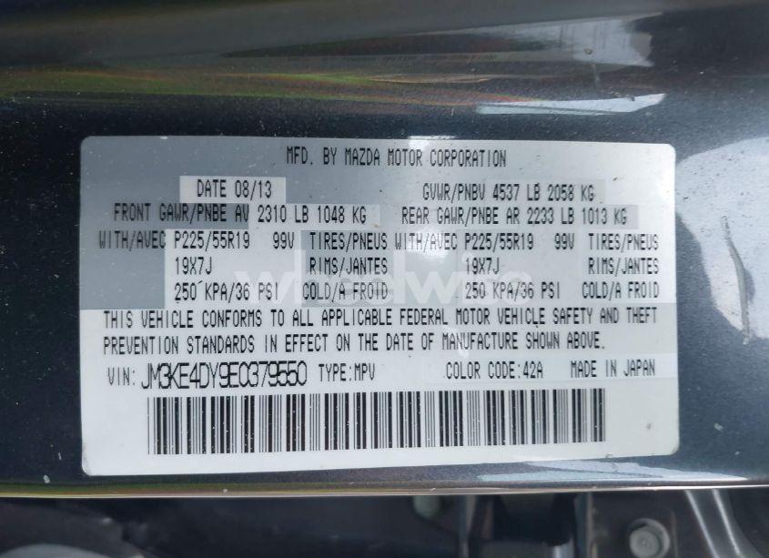 Photo 9 of 2014 Mazda Cx-5 GRAND TOURING (VIN JM3KE4DY9E0379550)