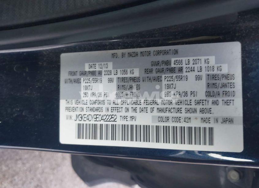 Photo 9 of 2014 Mazda Cx-5 GRAND TOURING (VIN JM3KE4DY9E0422252)