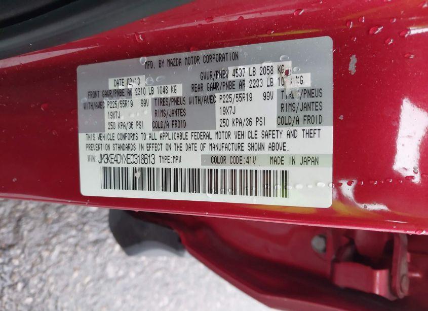 Photo 9 of 2014 Mazda Cx-5 GRAND TOURING (VIN JM3KE4DYXE0318613)