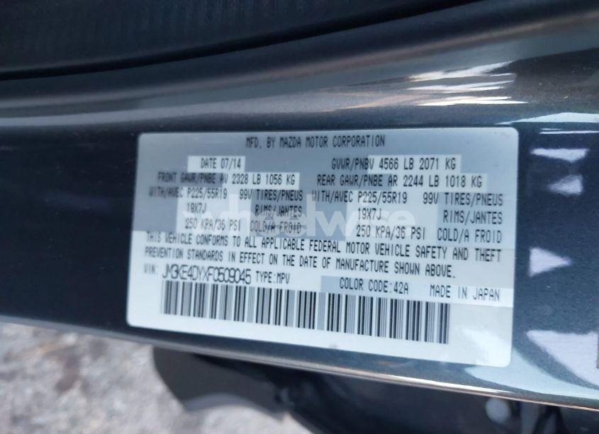 Photo 9 of 2015 Mazda Cx-5 GRAND TOURING (VIN JM3KE4DYXF0509045)