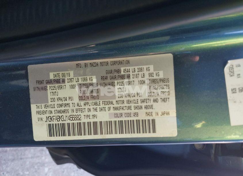 Photo 9 of 2018 Mazda Cx-5 SPORT (VIN JM3KFABM3J1456882)