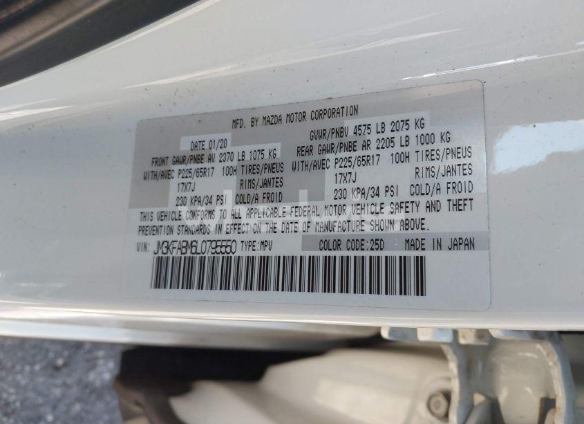 Photo 9 of 2020 Mazda Cx-5 SPORT (VIN JM3KFABM6L0795550)