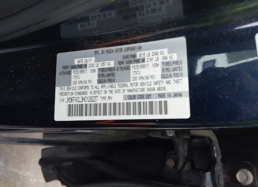 Photo 9 of 2017 Mazda Cx-5 TOURING (VIN JM3KFACL3H0128237)