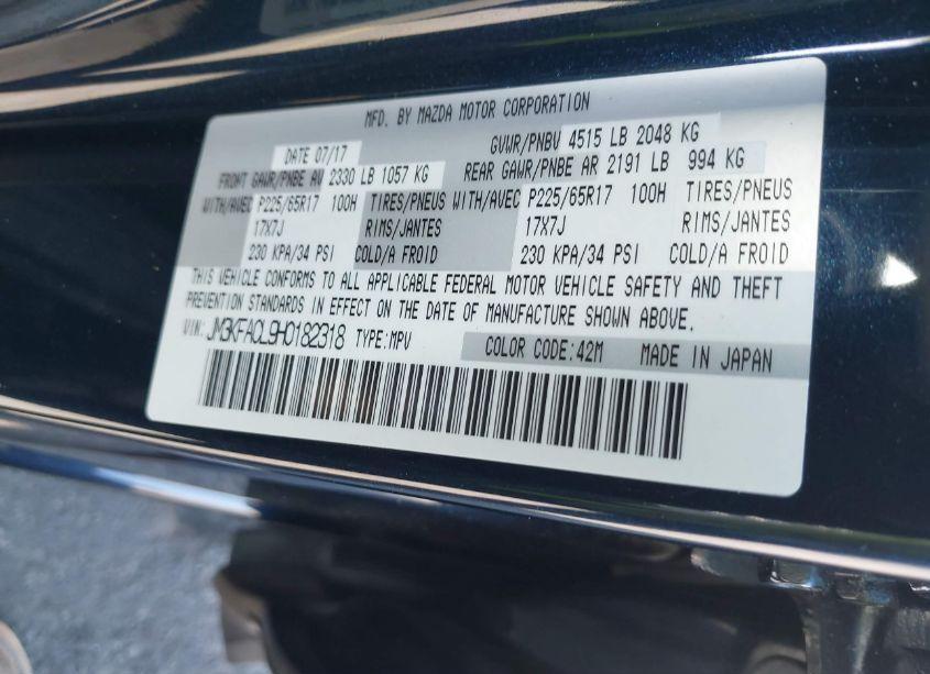 Photo 9 of 2017 Mazda Cx-5 TOURING (VIN JM3KFACL9H0182318)