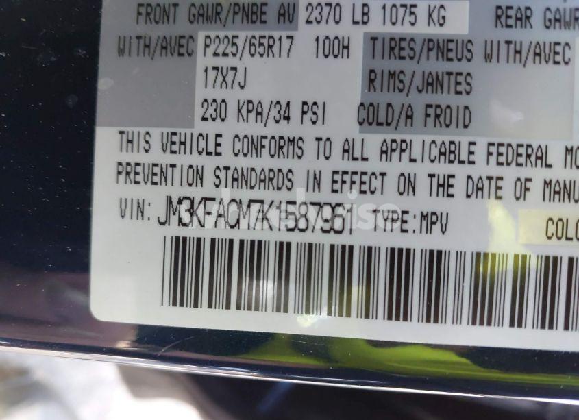 Photo 9 of 2019 Mazda Cx-5 TOURING (VIN JM3KFACM7K1587961)