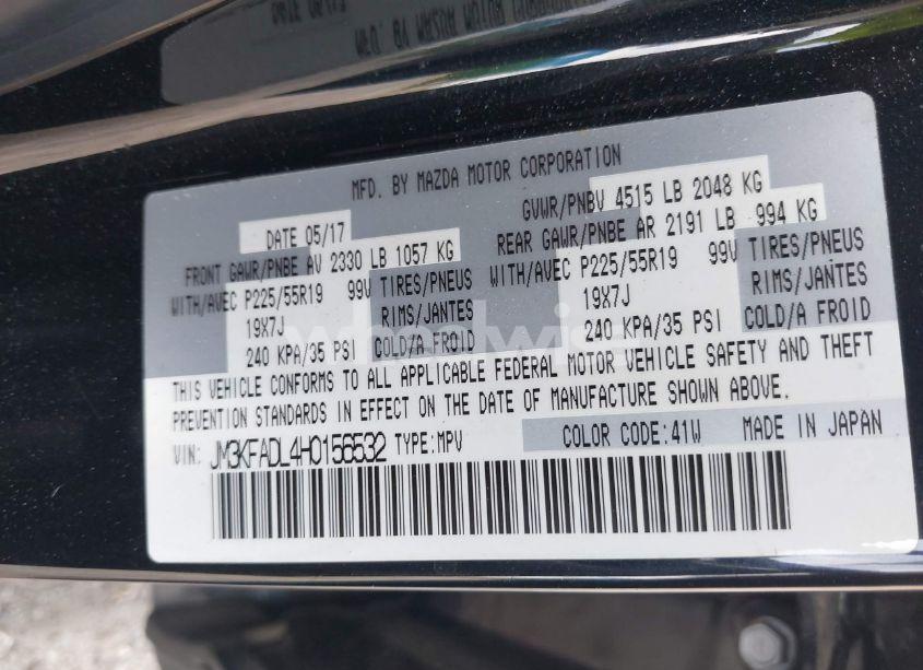 Photo 9 of 2017 Mazda Cx-5 GRAND TOURING (VIN JM3KFADL4H0156532)