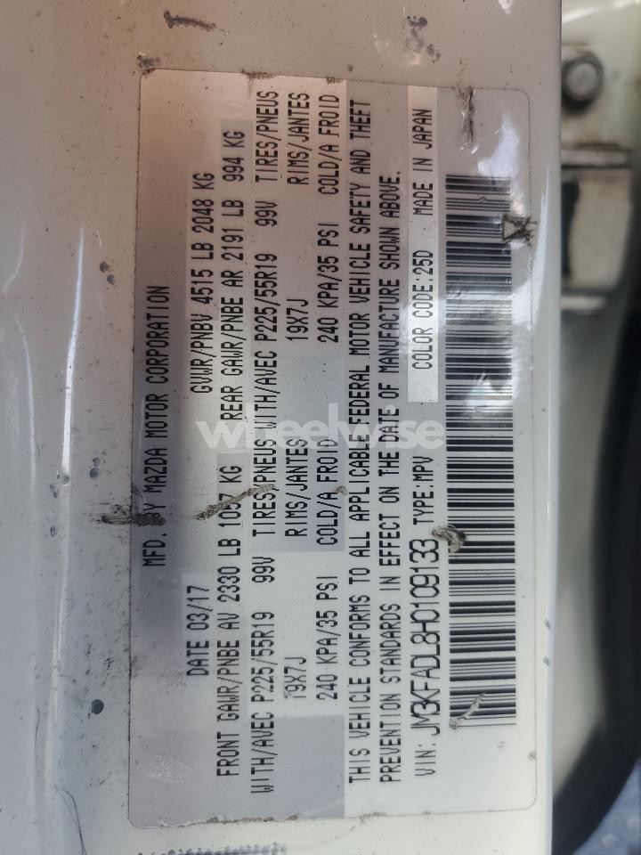 Photo 13 of 2017 MAZDA CX-5 GRAND TOURING (VIN JM3KFADL8H0109133)