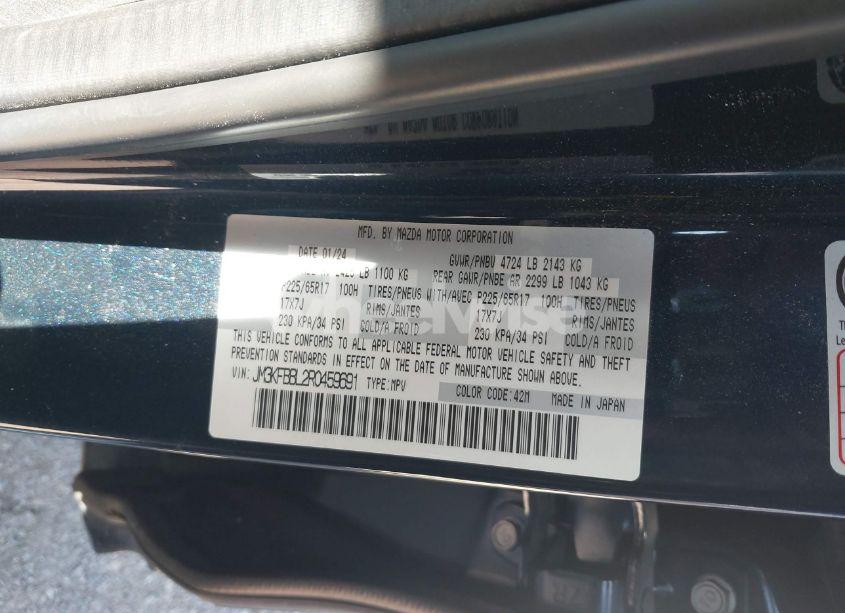 Photo 9 of 2024 Mazda Cx-5 2.5 S SELECT (VIN JM3KFBBL2R0459691)