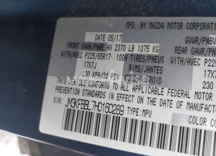 Photo 9 of 2017 Mazda Cx-5 SPORT (VIN JM3KFBBL7H0160289)