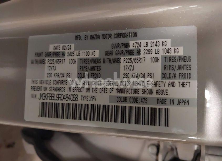 Photo 9 of 2024 Mazda Cx-5 2.5 S SELECT (VIN JM3KFBBL9R0484068)