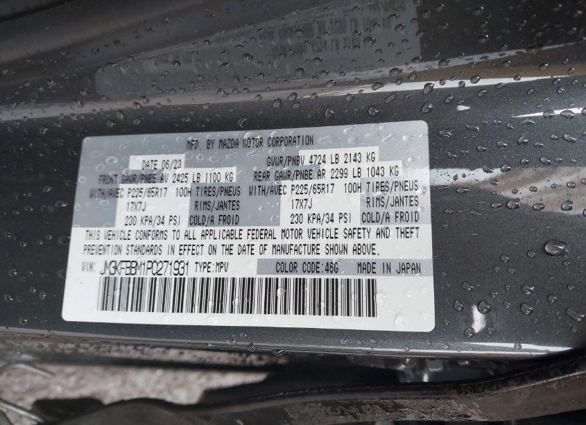 Photo 9 of 2023 Mazda Cx-5 2.5 S SELECT (VIN JM3KFBBM1P0271931)