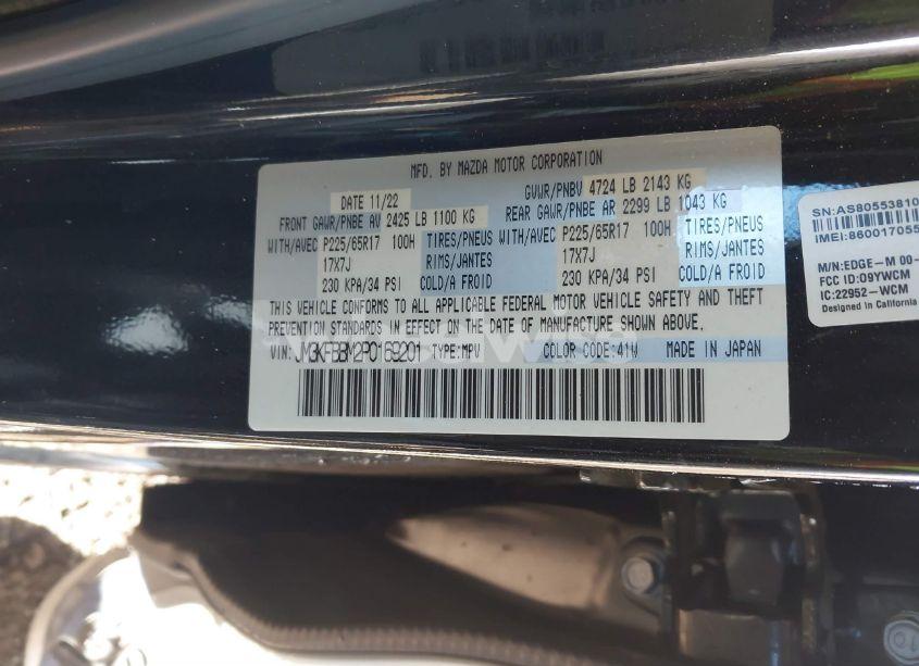 Photo 9 of 2023 Mazda Cx-5 2.5 S SELECT (VIN JM3KFBBM2P0169201)