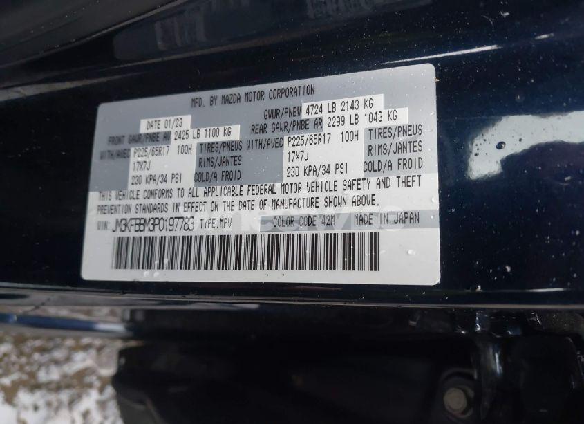 Photo 9 of 2023 Mazda Cx-5 2.5 S SELECT (VIN JM3KFBBM3P0197783)