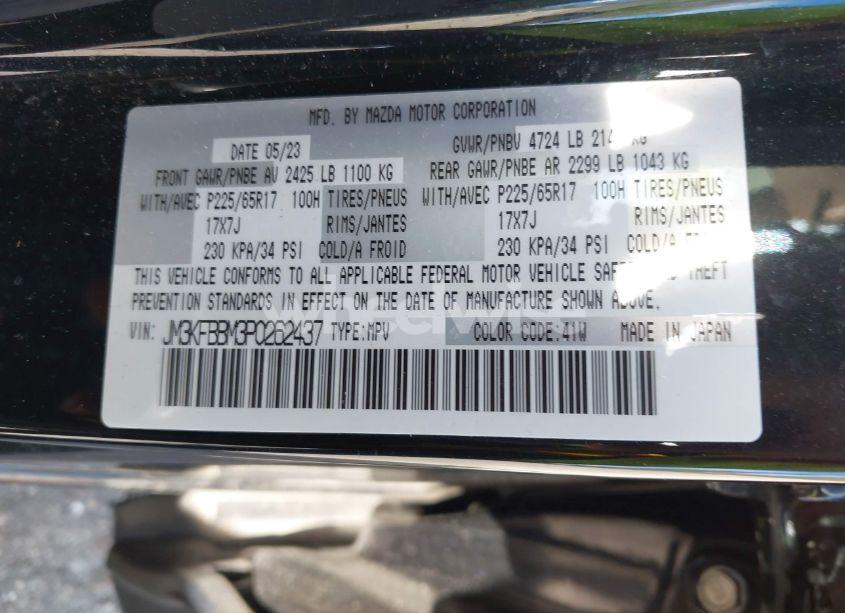 Photo 9 of 2023 Mazda Cx-5 2.5 S SELECT (VIN JM3KFBBM3P0262437)