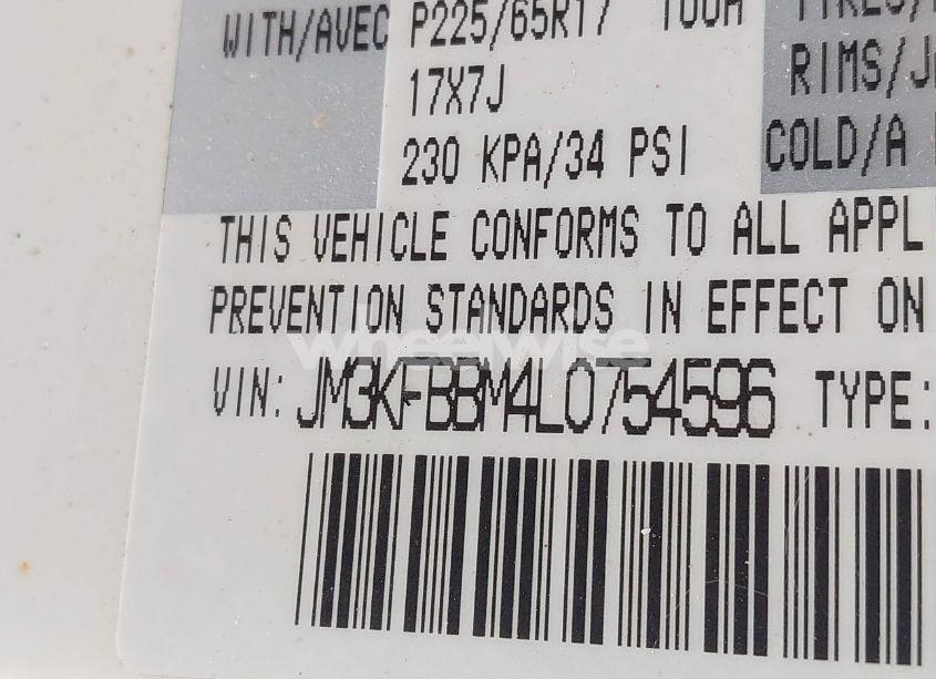 Photo 9 of 2020 Mazda Cx-5 SPORT (VIN JM3KFBBM4L0754596)