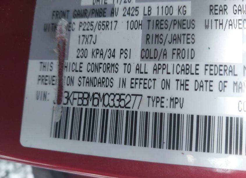 Photo 9 of 2021 Mazda Cx-5 SPORT (VIN JM3KFBBM6M0335277)