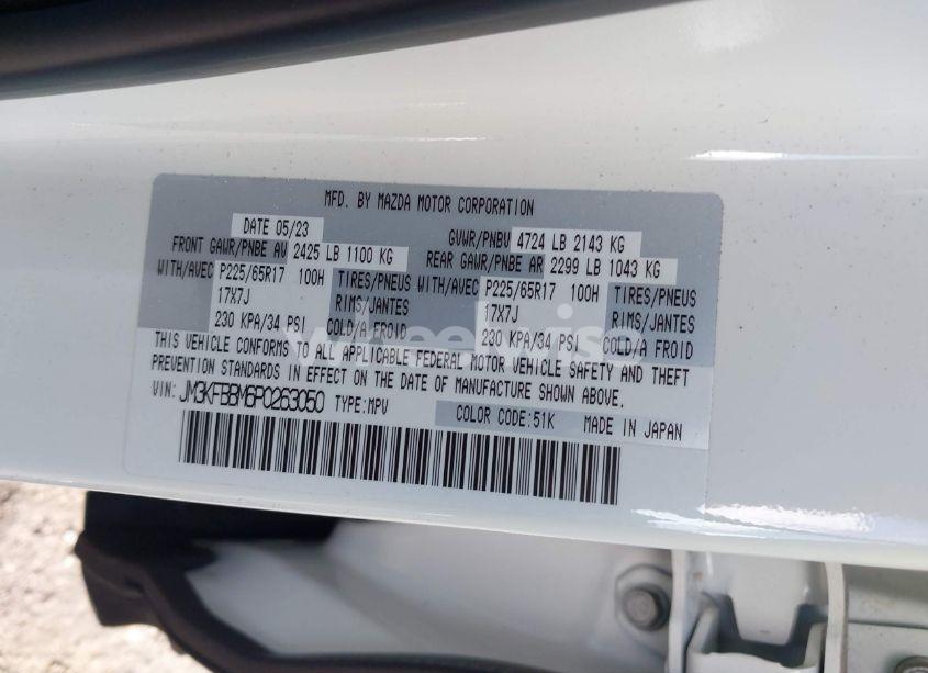 Photo 9 of 2023 Mazda Cx-5 2.5 S SELECT (VIN JM3KFBBM6P0263050)