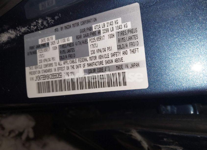 Photo 9 of 2019 Mazda Cx-5 SPORT (VIN JM3KFBBM8K0656069)