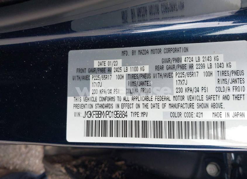 Photo 9 of 2023 Mazda Cx-5 2.5 S SELECT (VIN JM3KFBBMXP0195884)