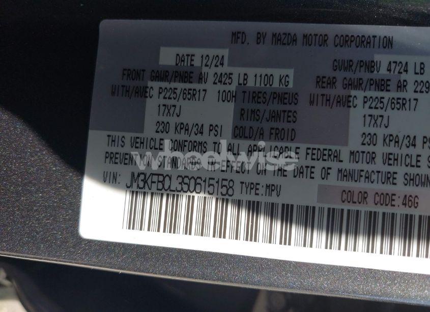 Photo 9 of 2025 Mazda Cx-5 2.5 S PREFERRED (VIN JM3KFBCL3S0615158)