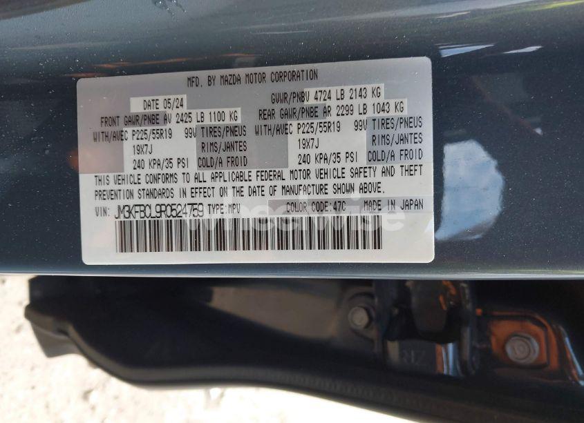 Photo 9 of 2024 Mazda Cx-5 2.5 S CARBON EDITION (VIN JM3KFBCL9R0524759)