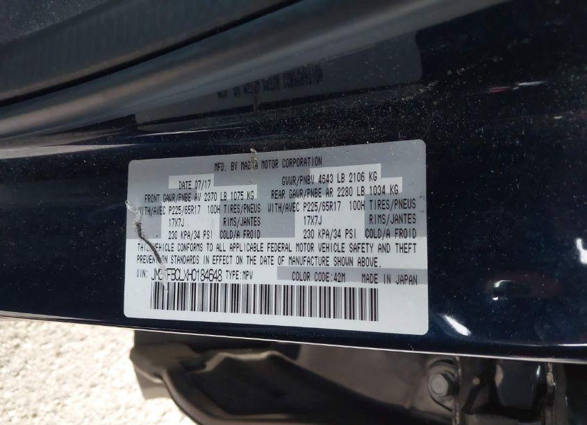 Photo 9 of 2017 Mazda Cx-5 TOURING (VIN JM3KFBCLXH0184648)