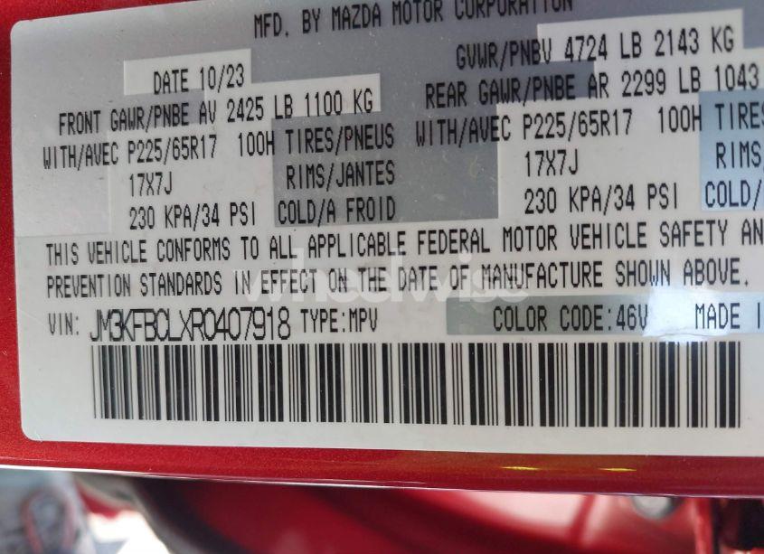 Photo 9 of 2024 Mazda Cx-5 2.5 S PREFERRED (VIN JM3KFBCLXR0407918)