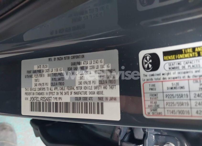 Photo 9 of 2024 Mazda Cx-5 2.5 S CARBON EDITION (VIN JM3KFBCLXR0524897)